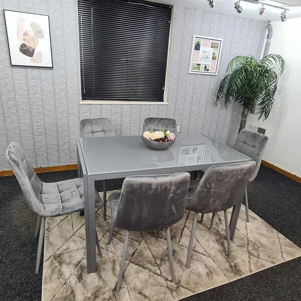 Kosy Koala Dining Table Set with 6 Chairs Dining Room and Kitchen table set of 6