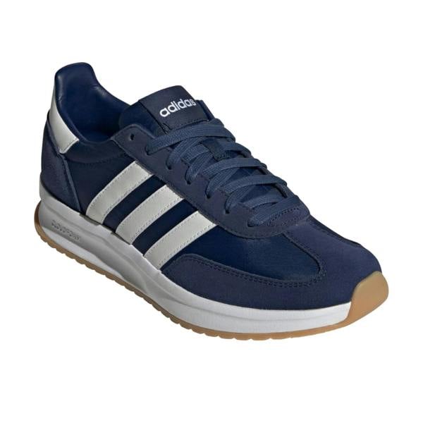 Adidas Mens Run 70s 2.0 Suede Shoes - Navy Blue/White - 