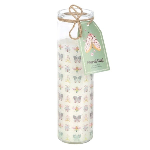 Serano Floral Bug Garden Rose Tube Candle