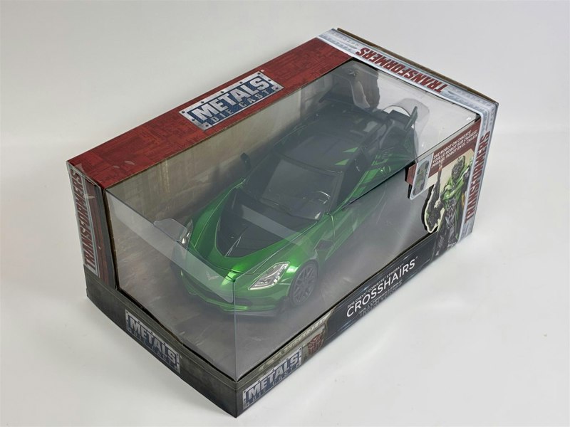 MCSlots Transformers The Last Knight Crosshairs 2016 Chevy Corvette Stingray 1:24 Jada 98499