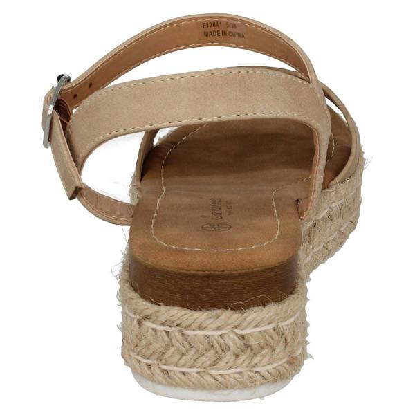 Savannah Ladies Savannah Mid Wedge Heel Wide Fit Sandals F12041