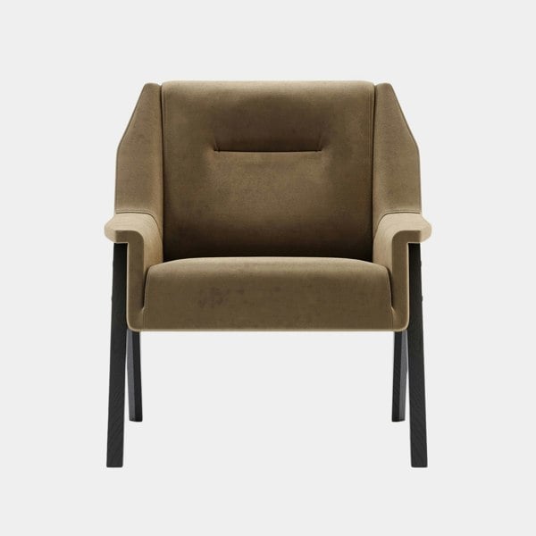 Domkapa Felicity Low Velvet Upholstered Armchair