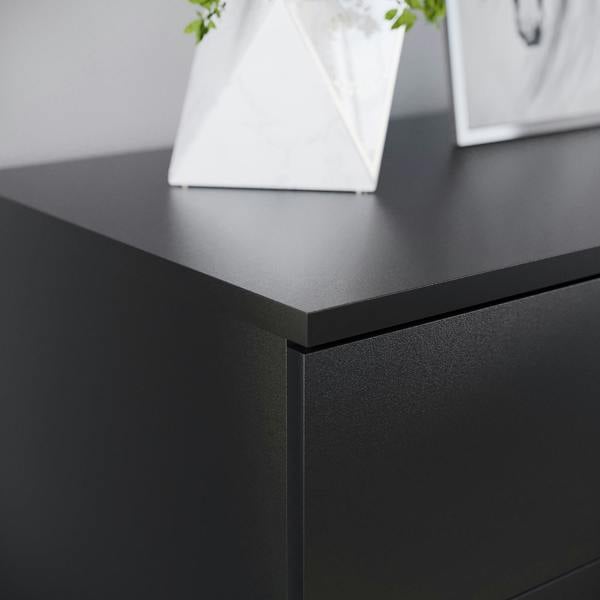 Vida Designs Riano 5 Drawer Chest, Black