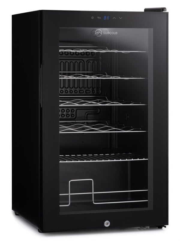 Subcold Viva 24 bottles wine cooler fridge (70 litre) interior