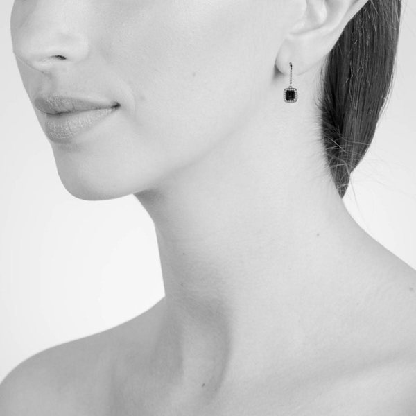 Cachet London Idola Silver Aquamarine Earrings