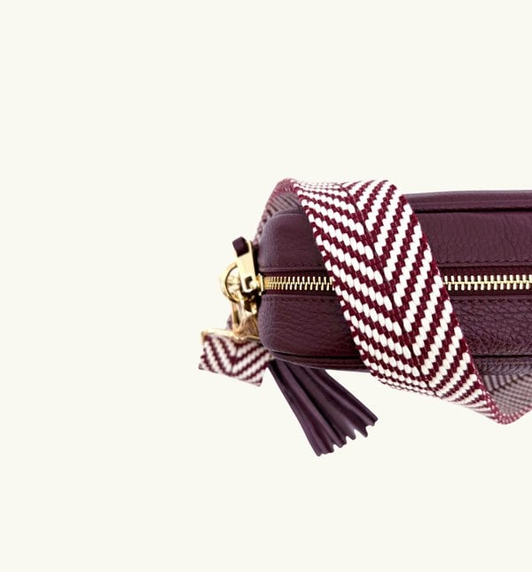 Apatchy Plum Chevron Strap