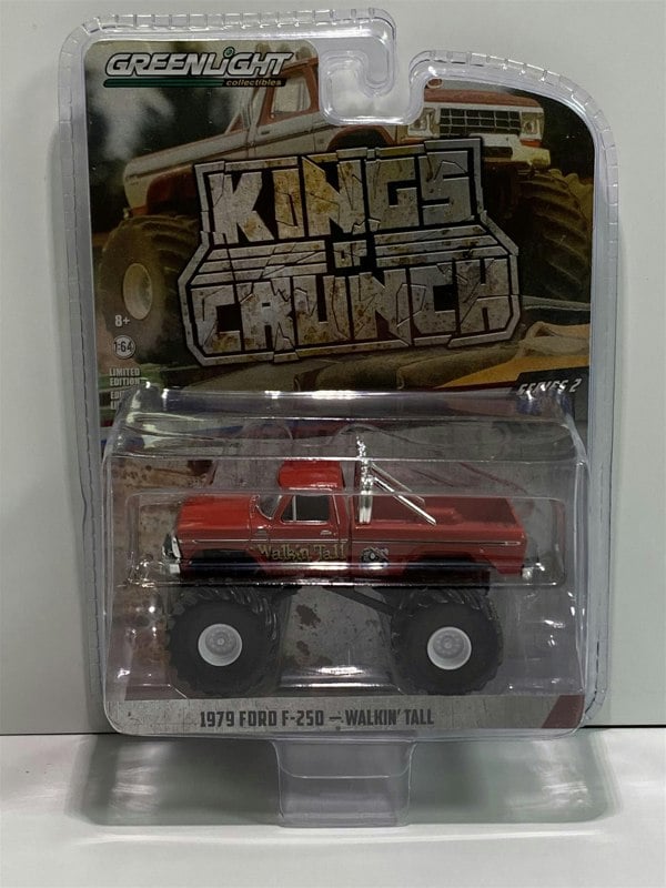 1979 ford f-25 walking tall king of crunch 1:64 scale greenlight 49020e