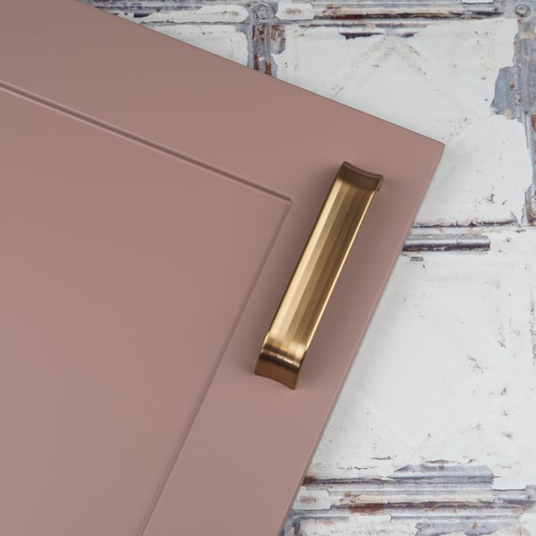 Handle & Home Dark Bronze Rippled Handles and Coordinating Disc Knob