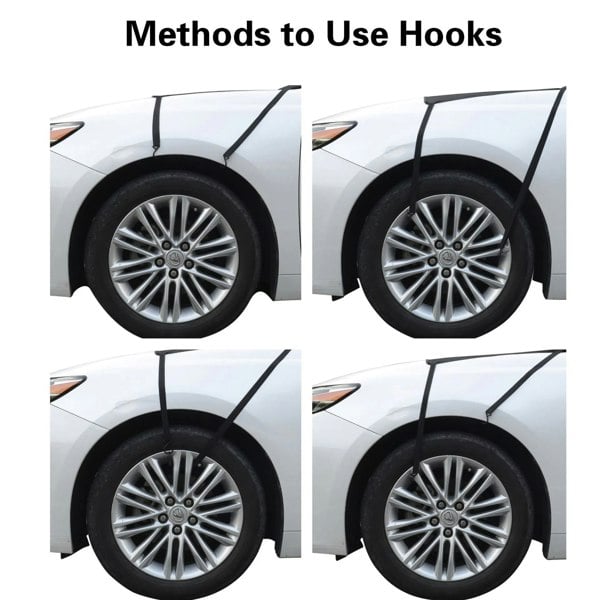 anycoplus Anypack Car Front Windshield Cover Sun Shade Snow Car Cover Sunshield Dust Waterproof Protection Outdoor Exterior Protector