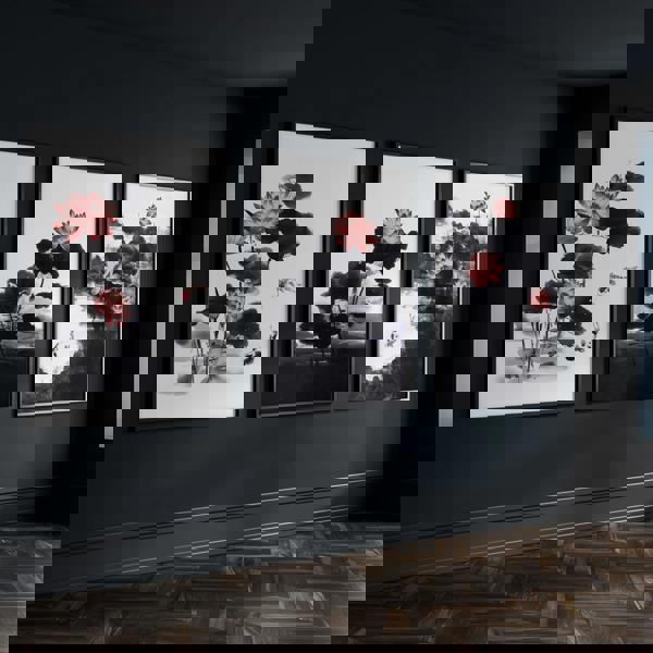 Living Room Canvas | Set of 3 Asian Inspired Wall art Prints