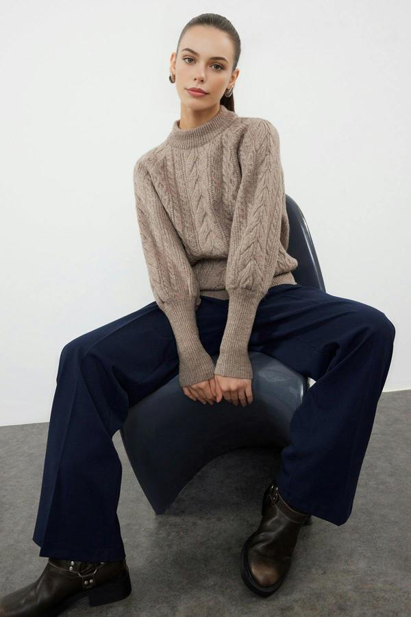 WOVCOR Soft Textured Knit Sweater