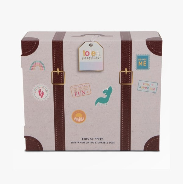 Totes Toasties SHORT Full Back Slippers Unisex Kids Multi