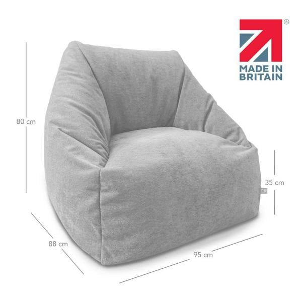 Velora Luxury Adult Snuggle Chair - Plush Bean Bag Cuddle Armchair