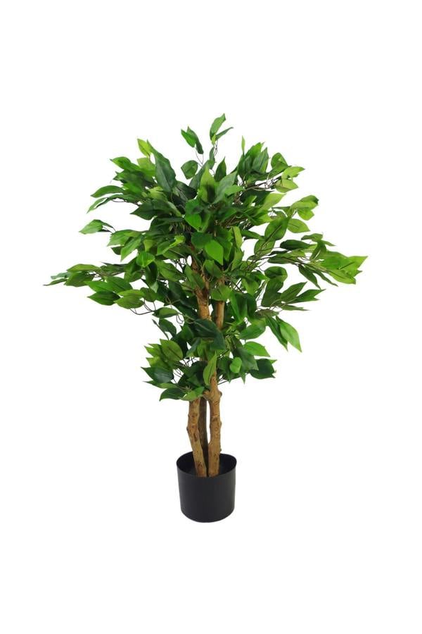 Dyzi 90cm Artificial Ficus Tree with Realistic Foliage