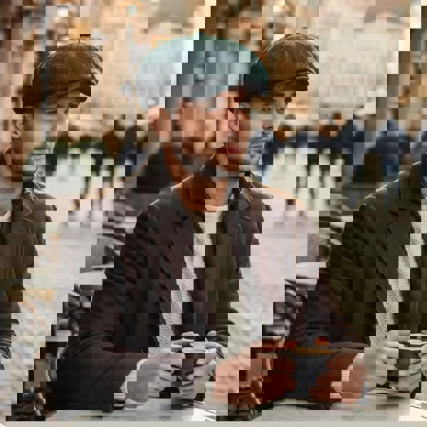 TruClothing Men's Herringbone Newsboy Classic Flat Cap