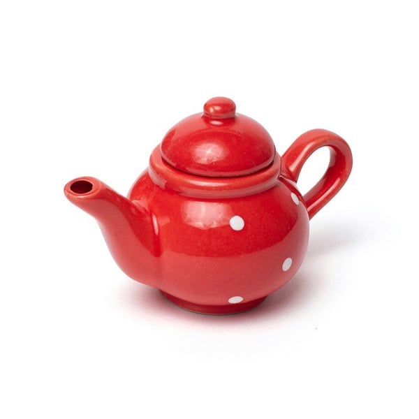 Bigjigs Toys Red Polka Dot Porcelain Tea Set