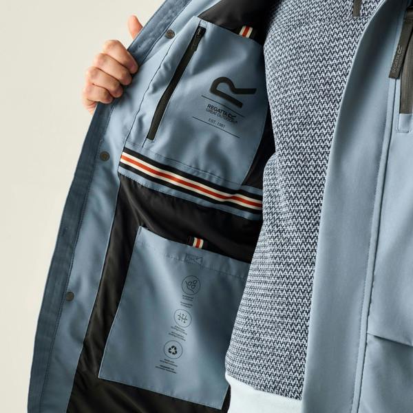 Regatta Mens Baylon Waterproof Insulated Jacket - Grey Mirage - 