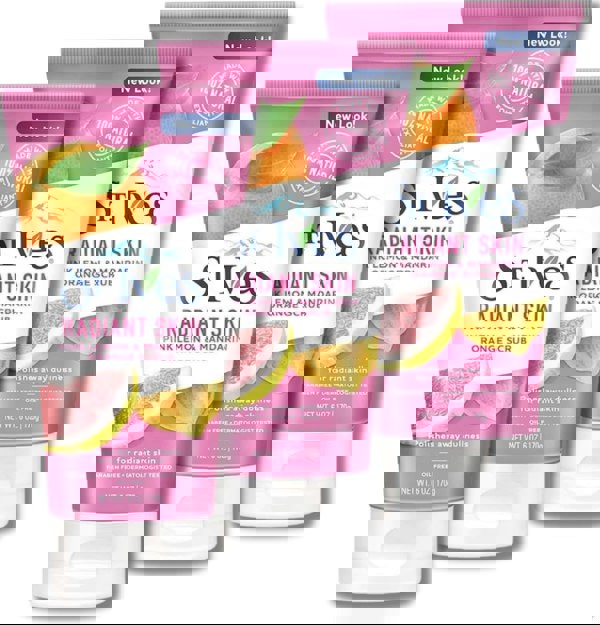 St Ives Scrub Radiant Pink Lemon & Mandarin 150ml Pack 3