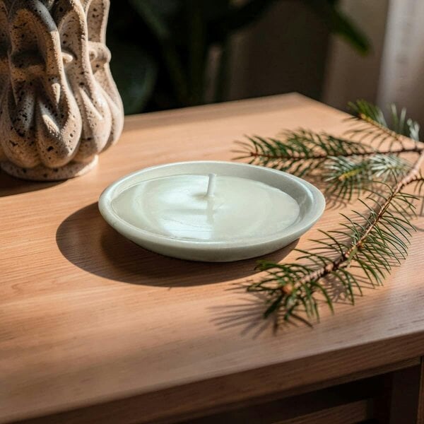 Ralph’s Orchard Vintage Carved Soapstone Pot Candle - Single Dish