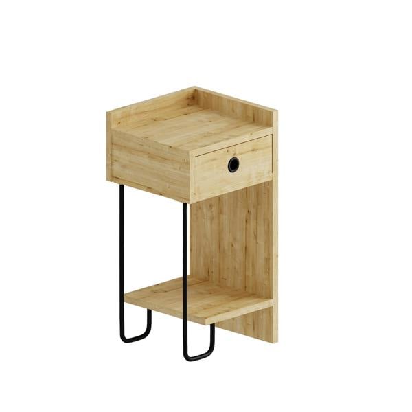 Decortie Sirius Modern Bedside Table Right Module Width 32cm