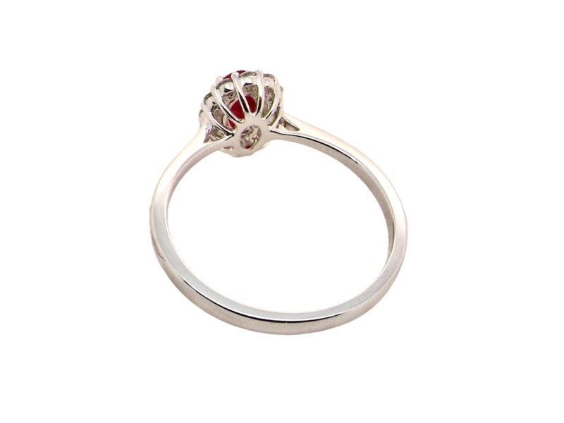 Vintage Tom A modern Ruby and Diamond cluster ring