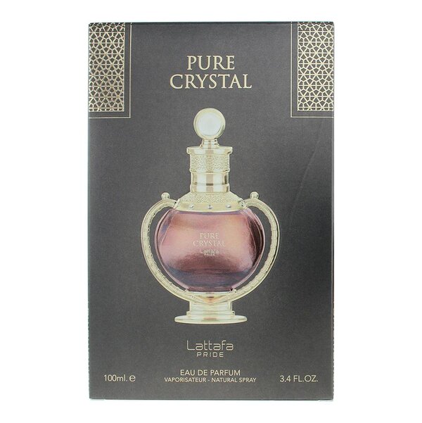 Lattafa Pure Crystal Eau de Parfum 100ml Spray for Her