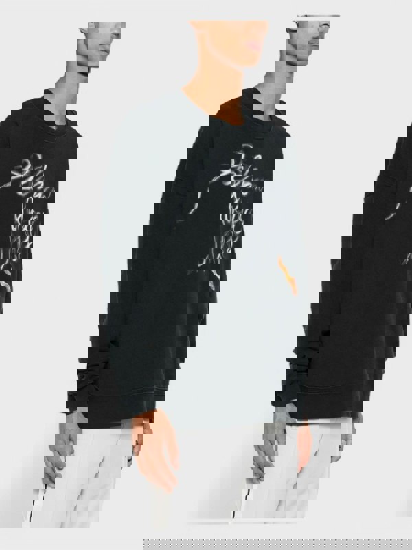 Palm Angels Foggy Sweatshirt 'Black White' - Supplied FashionPalm Angels