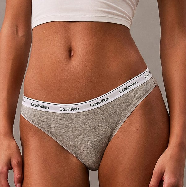 Calvin Klein MODERN LOGO Womens 3 Pack Low Rise Bikini Briefs Multicoloured