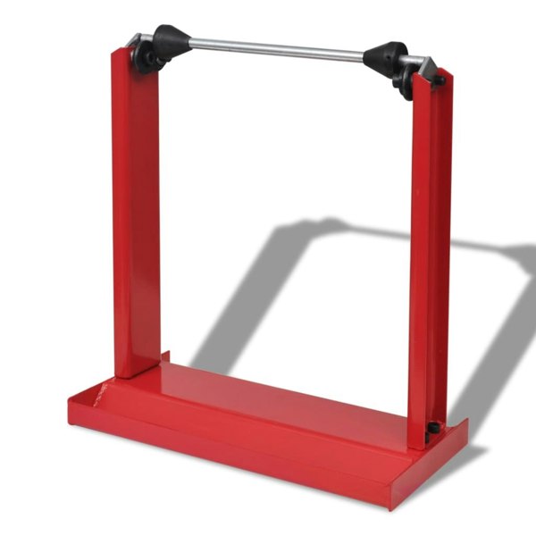 Berkfield Professional Motorcycle Wheel Balancing Stand Red