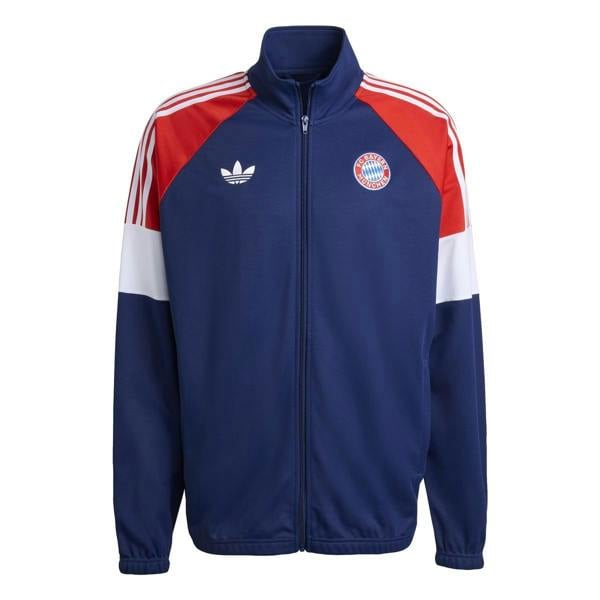 Adidas Mens FC Bayern Munich Pique Track Top - Blue - 