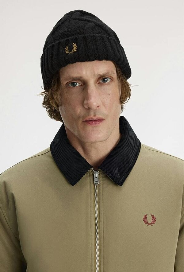 Fred Perry Diamond Cable Beanie