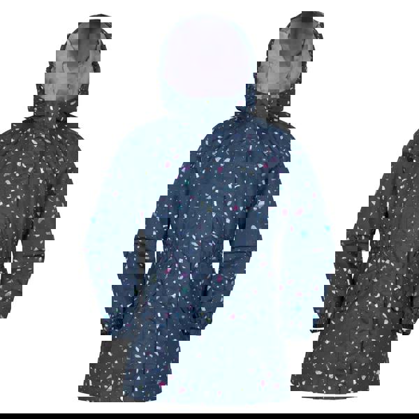 Mountain Warehouse Childrens/Kids Dale Unicorn Lightweight Waterproof Jacket - Navy - 