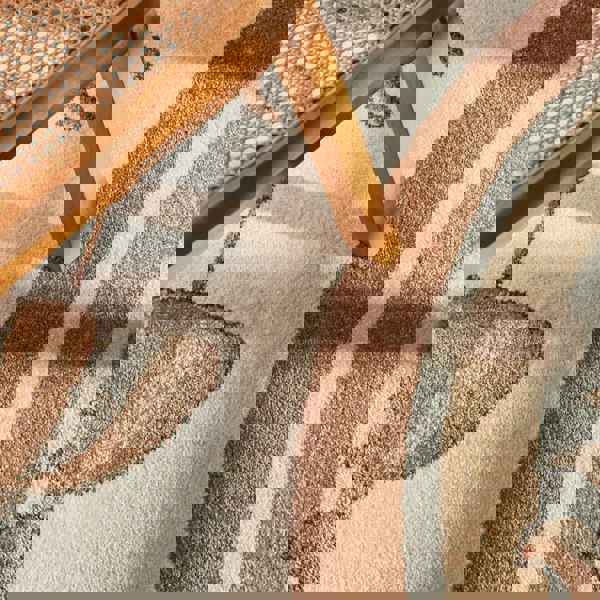 Kids rainbow rug, Heat-insulating, Soft pile, Cream colour | THE RUGS