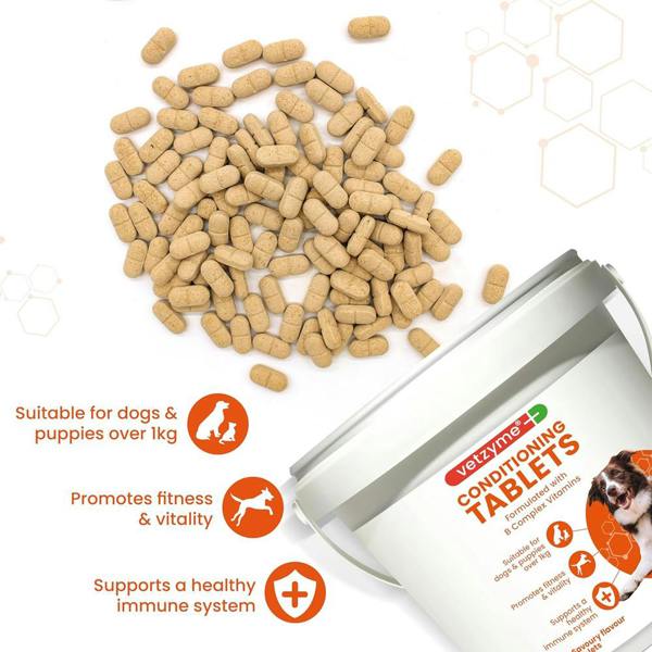 Bob Martin Vetzyme Dog Conditioning Tablets (3000 Tablets)