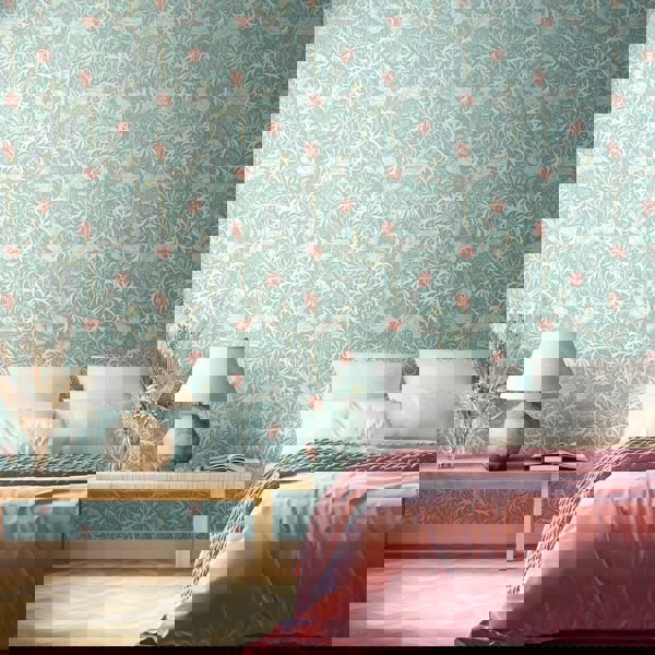 Hoopla Walls Seaweed Garden - Seafoam 10m Wallpaper