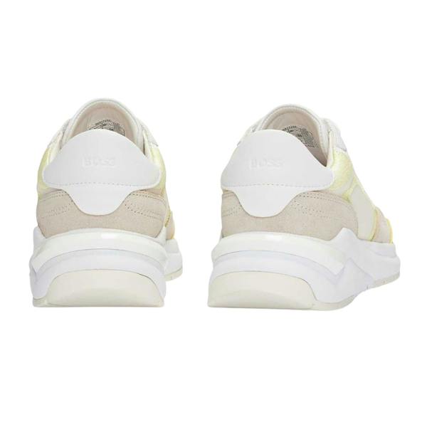 Boss Womens/Ladies Skylar Chunky Flat Trainers - White - 