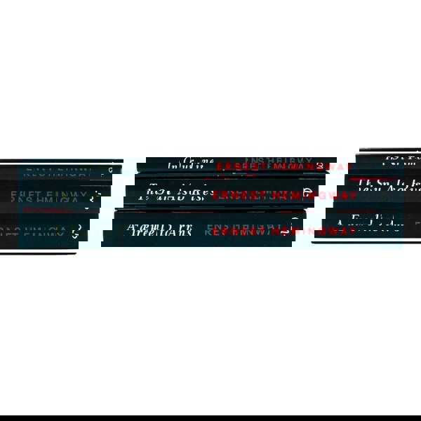 Selected Works of Ernest Hemingway 3 Books Set (In Our Time, The Sun Also Rises, A Farewell to Arms)