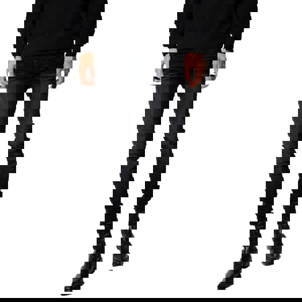 Amiri Slash Aged Black Jeans