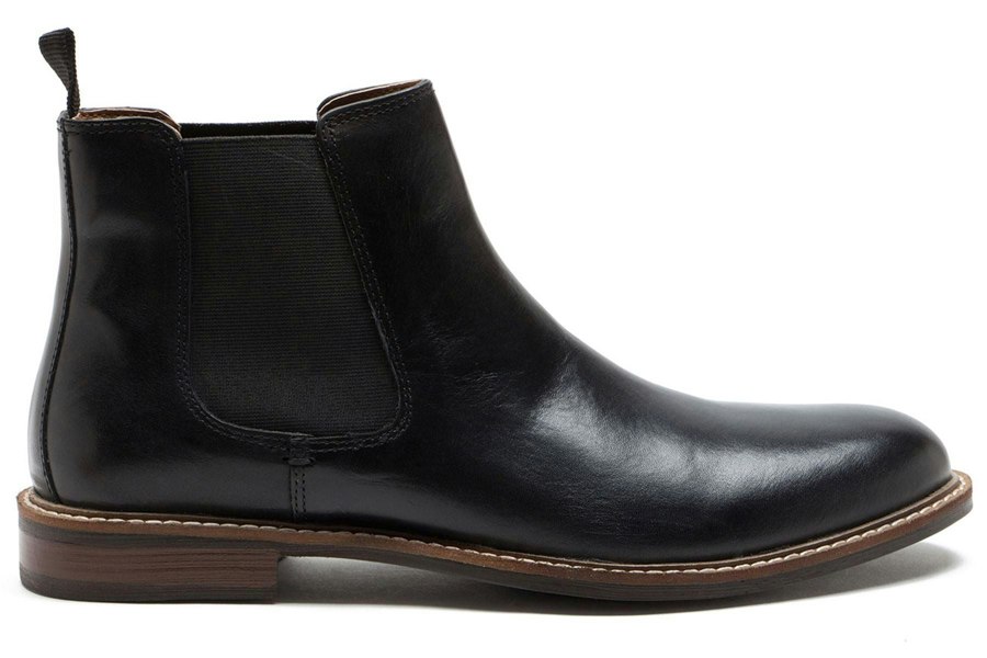 Thomas Crick Red Tape Crick Bateman Pull on Chelsea Mens Leather Boots