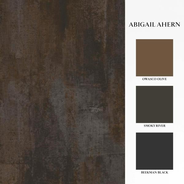 Abigail Ahern Oxidized Opulence Wallpaper | Charcoal