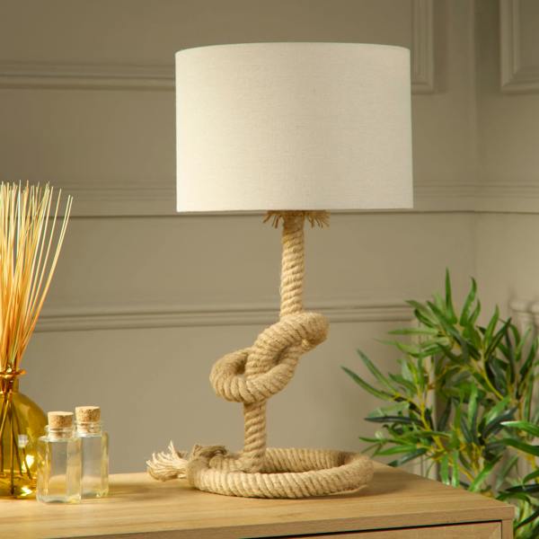 Dawlish Rope Knot Table Lamp
