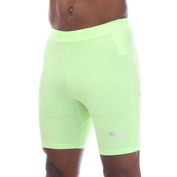 Puma Mens Liga Base Layer Shorts - Lime