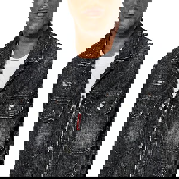 Dsquared2 Easy Wash Jean Jacket Black W32