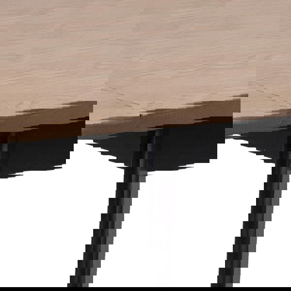 Furniture To Go Roxby Extending Dining Table 80-120cm in Oak & Black