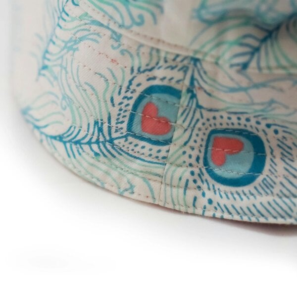 Lucy & Sam Peacock Reversible Sunhat