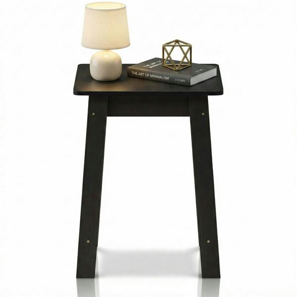 WALPLUS Beginning End Table, Espresso | Stylish Table for Home Use with Practical and Modern Design