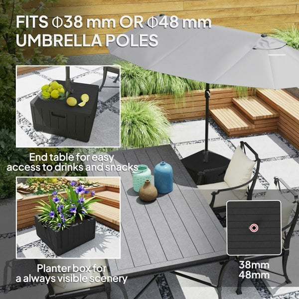 Center Pole Umbrella Base