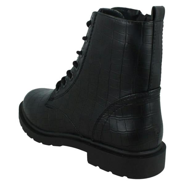 Spot On Ladies Spot On Casual Ankle Boots