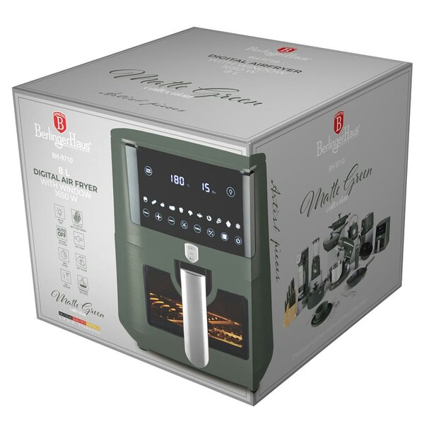 Berlinger Haus Air fryer, 8 L, visible window Berlinger Haus BH9710