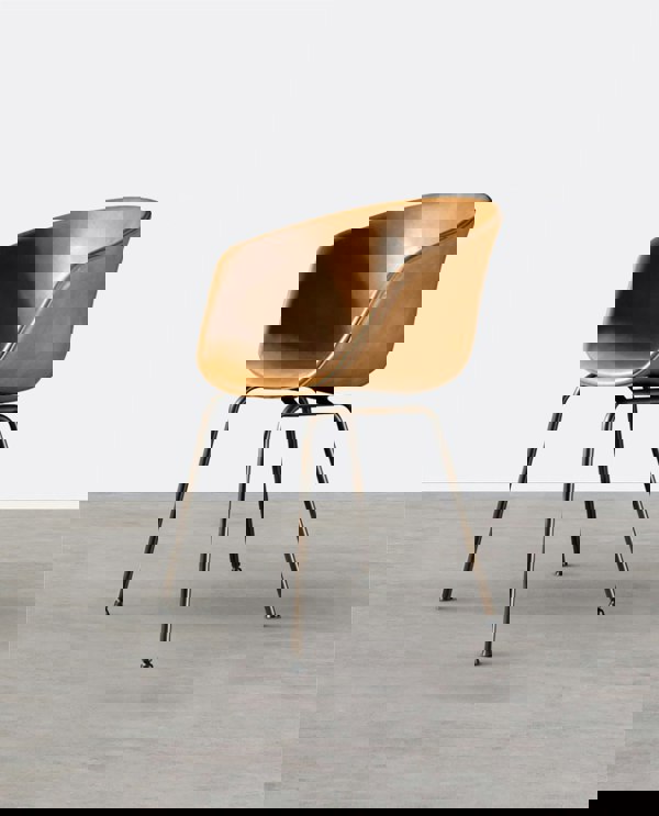 Herron Dining Chair, PU Leather-Weilai Concept